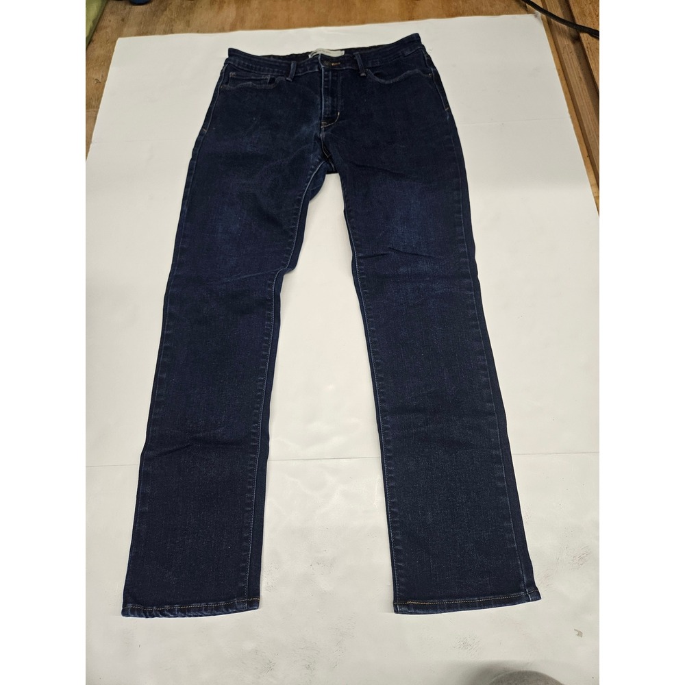 Levis Mid Rise Skinny Jeans Dark Wash Denim Womens Size 14